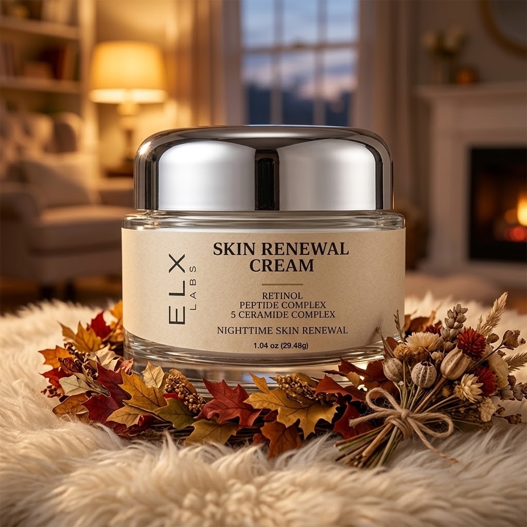 ELX Skin Renewal Cream product presentation image.